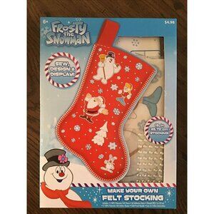 Frosty the Snowman Sew Design Make Your Own 18" Felt Stocking Kit